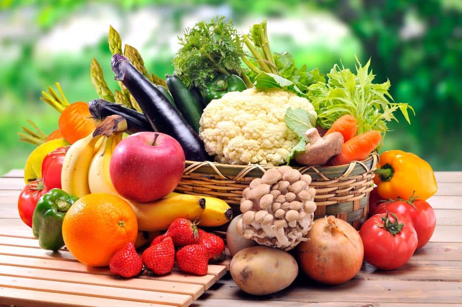 frutas y verduras de temporada