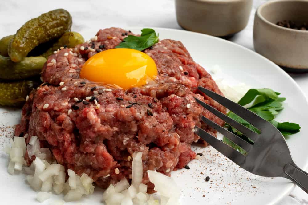 receta de steak tartar